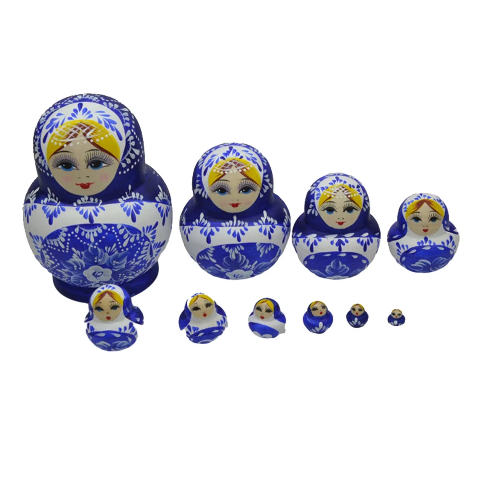 BowLift | 10 pieces/set wooden Russian matryoshka dolls