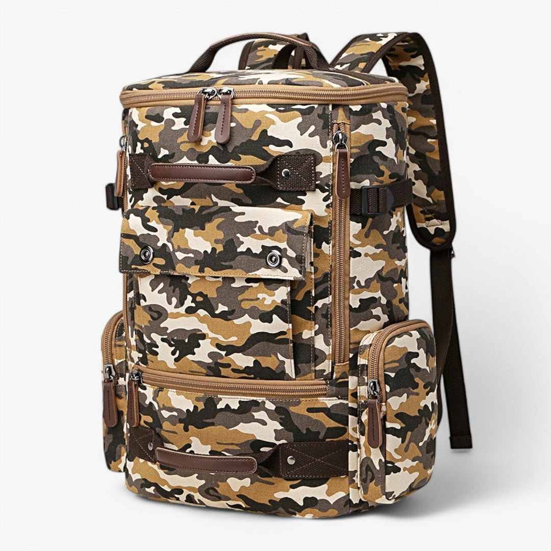 BowLift | Vintage Canvas Backpack – Stylish & Functional with Laptop Compartment for Everyday & Adventure