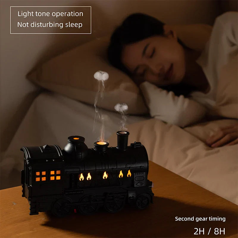 Mini Train Aromatherapy Essential Oil Diffuser Lamp Decor | Bowlift