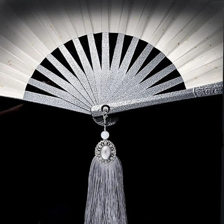 Tungsten Steel Alloy Self-Defense Folding Hand Fan | Bowlift