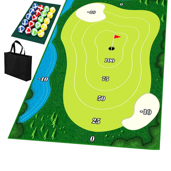 SwingZone - Compact Indoor Golf Set for Home Fun Bowlift