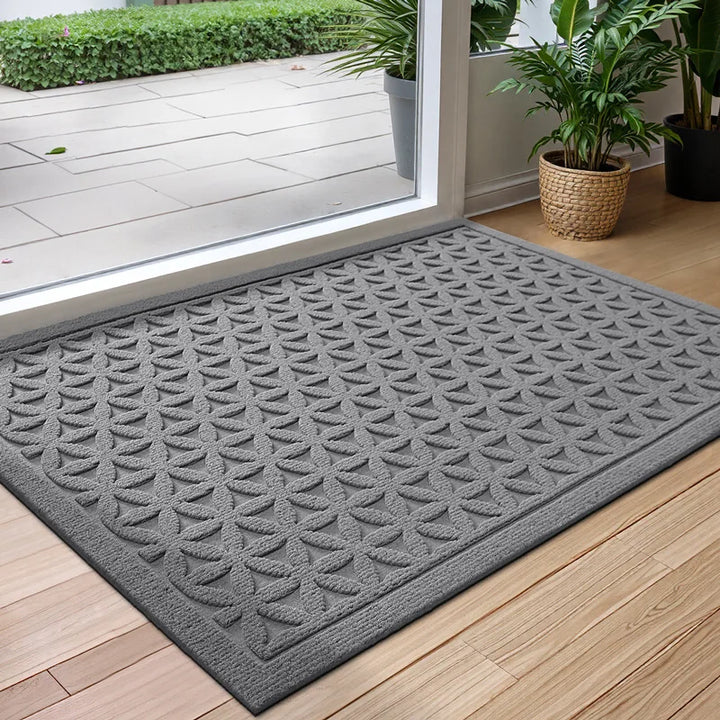 BowLift | Polyester Rubber Door Mat Non-Slip and Water-Absorbent for Indoor and Outdoor