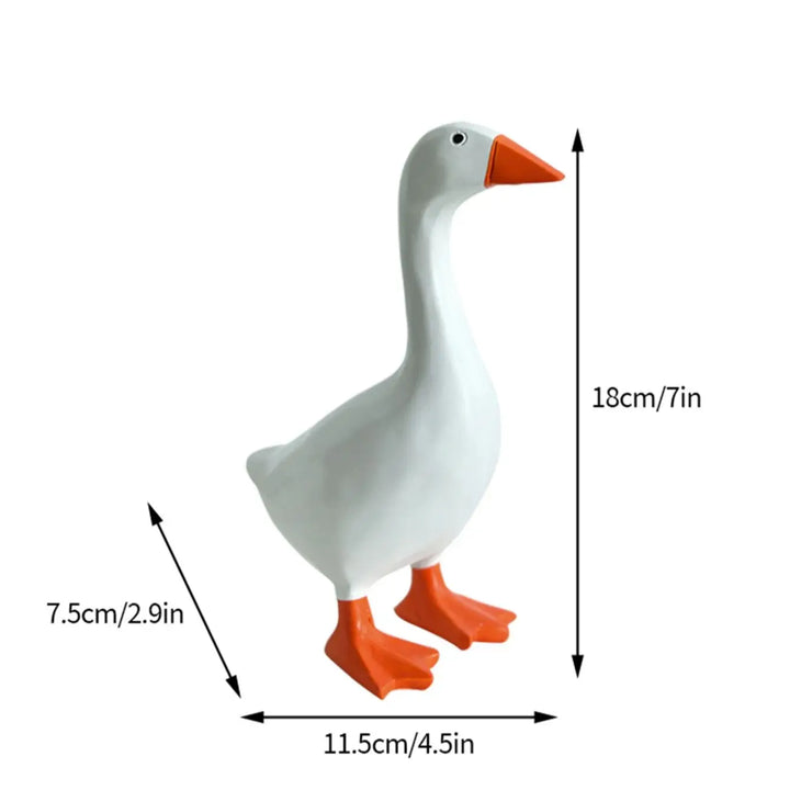 BowLift | Decorative Figure GooseMag | Magnetic Goose Key Holder | Resin Sculpture & Organizer
