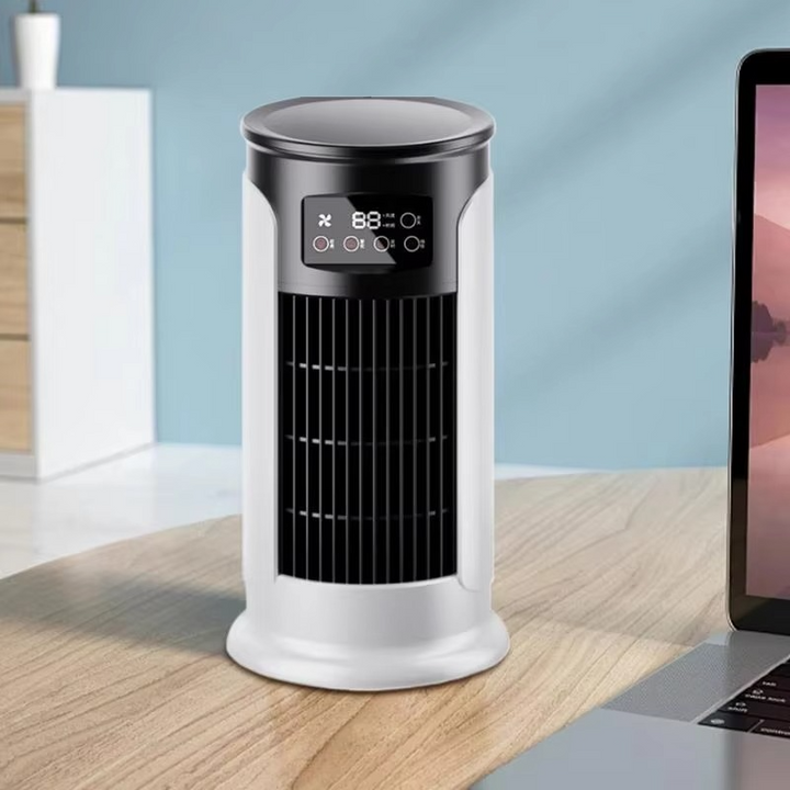 Portable Air Conditioners Fan Evaporative Cooler USB Quiet Timer Room Cooling Small 10 oz Water Tank Personal Cooler Adjustable | Bowlift