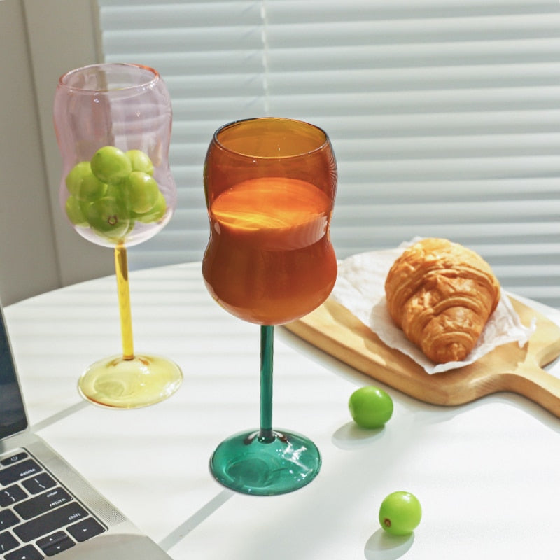 BowLift | 2-colored Chubby wine glass