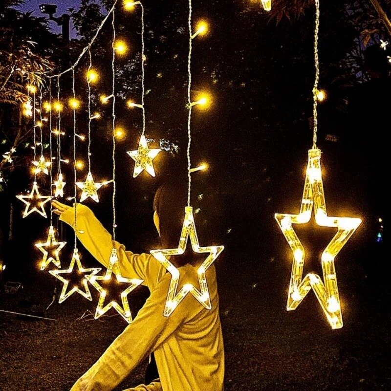 BowLift | Solar Moon Star Lamp LED String Lights Decoration