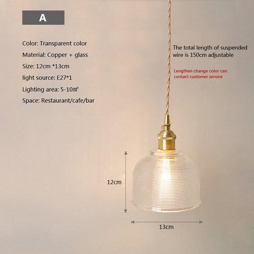 BowLift | Nordic Brilliance Transparent Glass Pendant Lamp