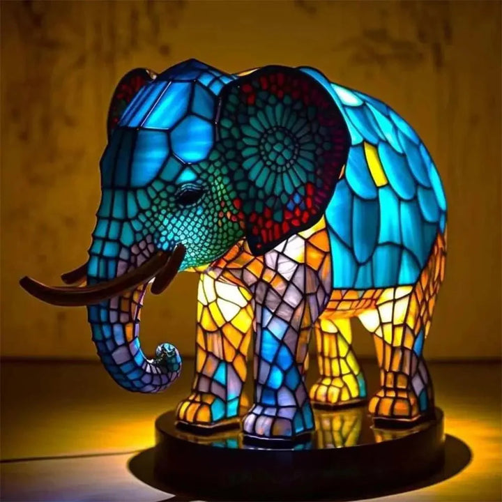 BowLift | MosaicCritter - 3D animal lamp - Multicolor tears - Retro design
