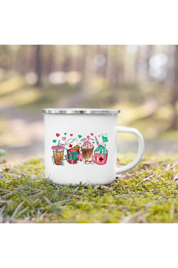 Life Themes Enamel Cup | Bowlift