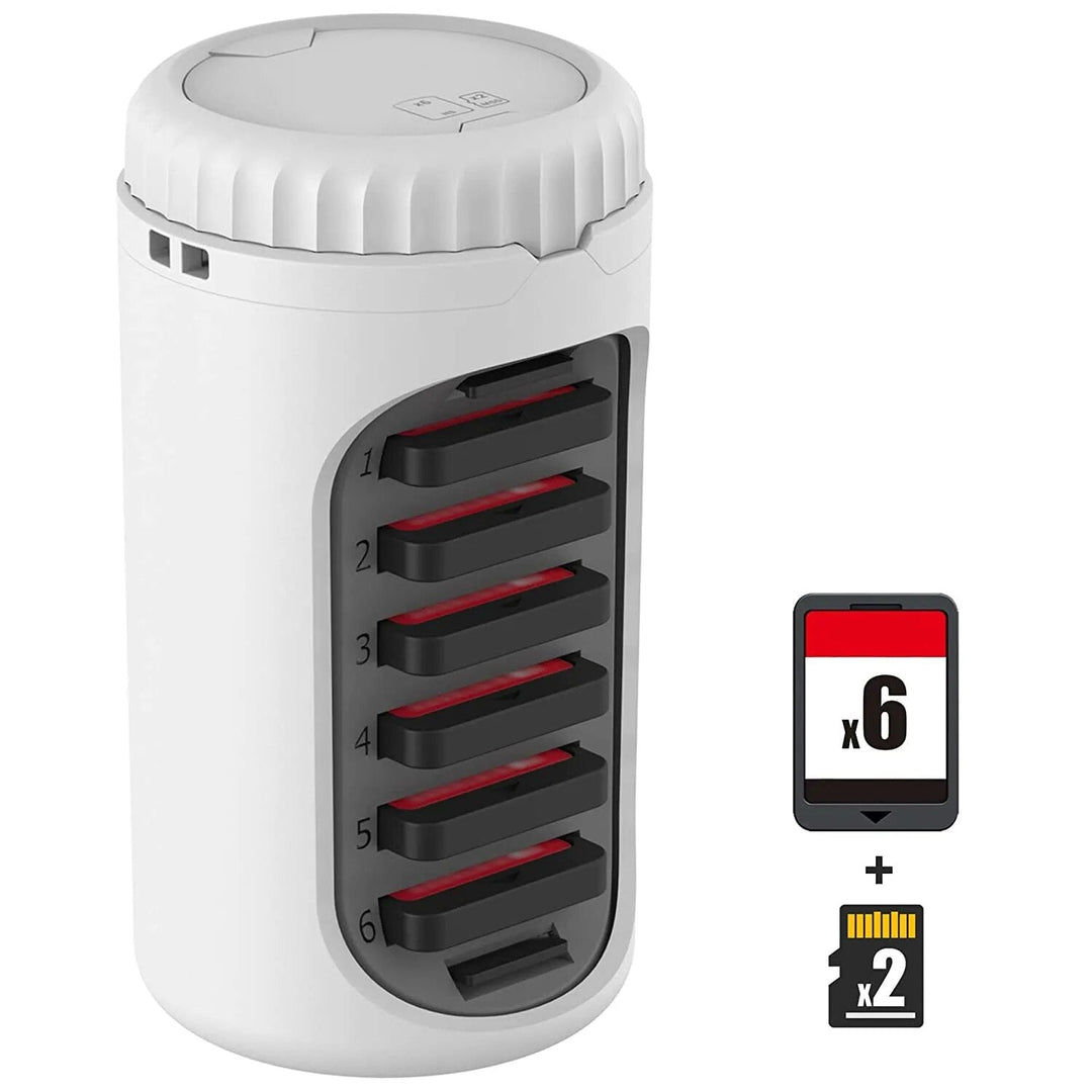 Rotating Memory Card Holder Organizer | Bowlift