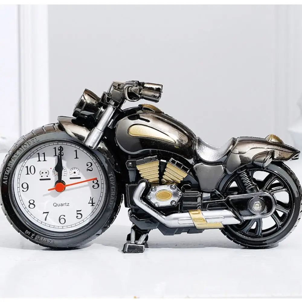 Vintage Motorcycle Bedside Alarm Clock | Bowlift