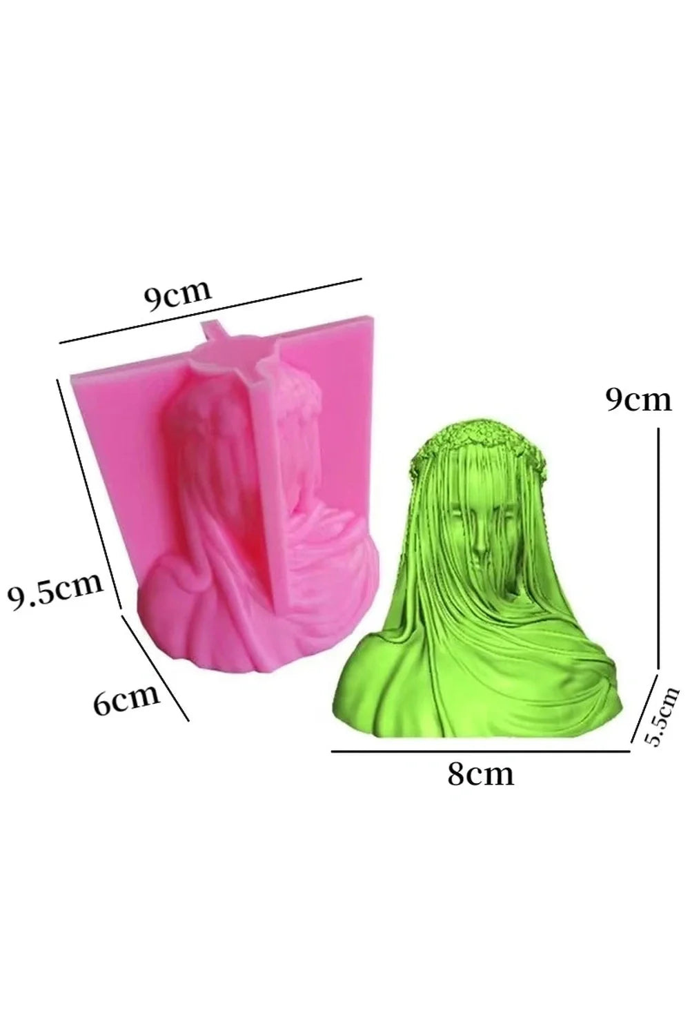 Portrait sculpture candle mold DIY | Bowlift