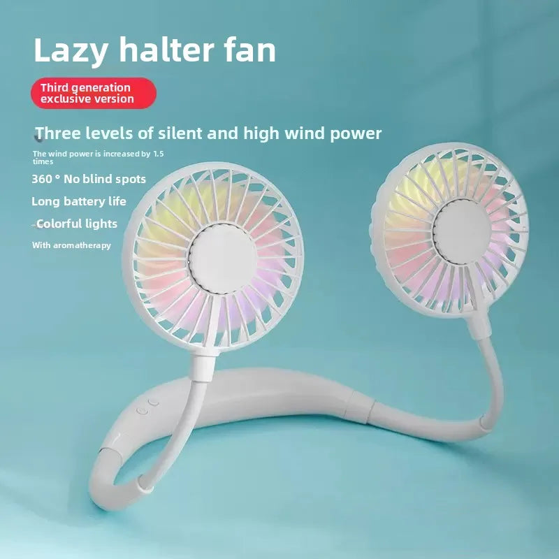 BowLift | Adjustable Hands-Free Neck Cooling Fan