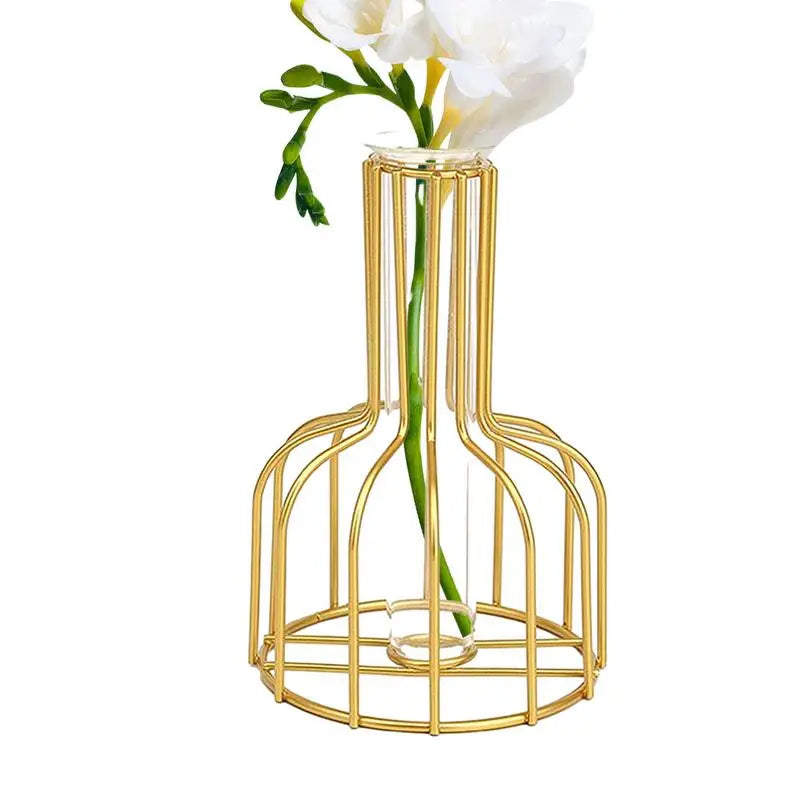 Gold Cage Vase Bowlift