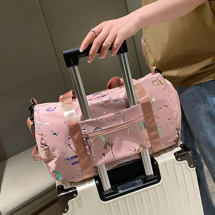 FlexiZen Sports bag with shoe compartment and stylish design – Water-repellent | Bowlift