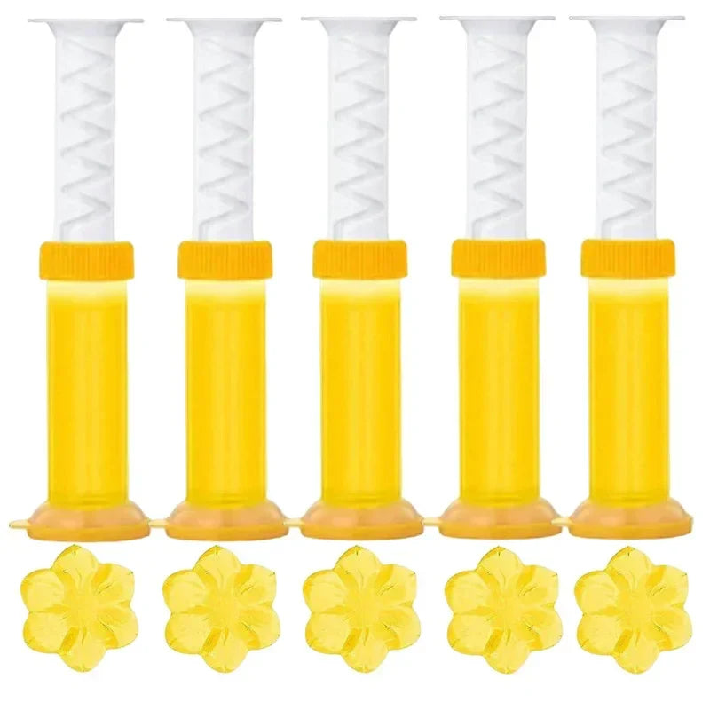 BowLift | BloomFresh WC-Gel Flowers | Fragrance Gel for Toilet & Urinal | Cleansing, Antibacterial & Decorative | 12 Flowers per Stick