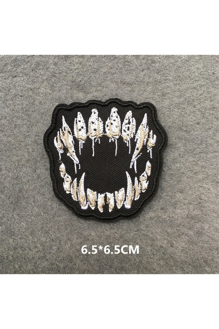 Punk embroidered patch set | Bowlift