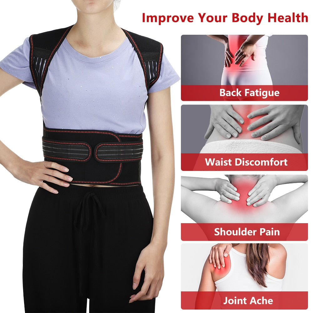 BowLift | Self-Heating Magnetic Back Support Massager