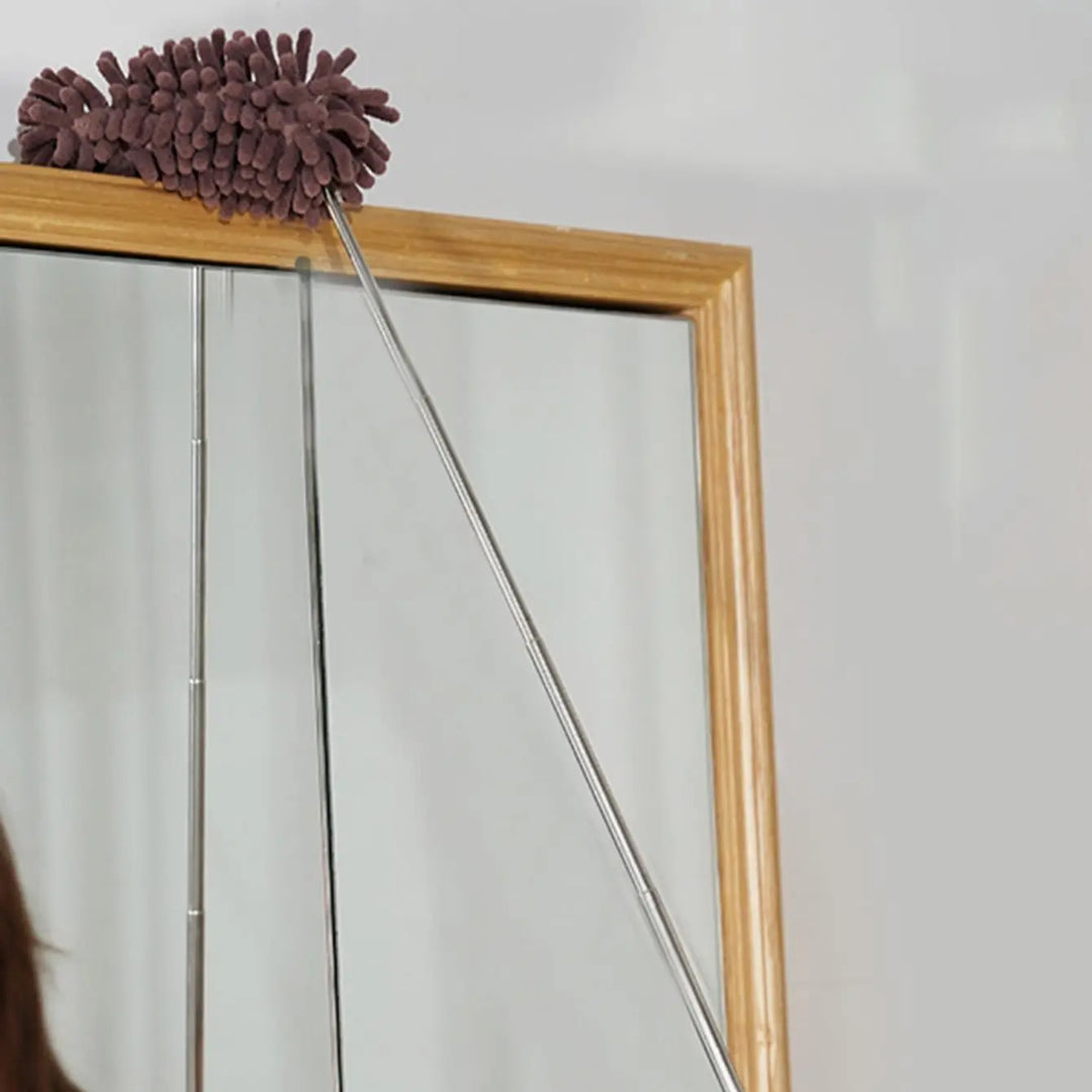 BowLift | DUSTELLA Telescopic Duster | Extendable up to 80 cm | Microfiber Chenille & Stainless Steel Handle – For Ceiling, Furniture & Corners