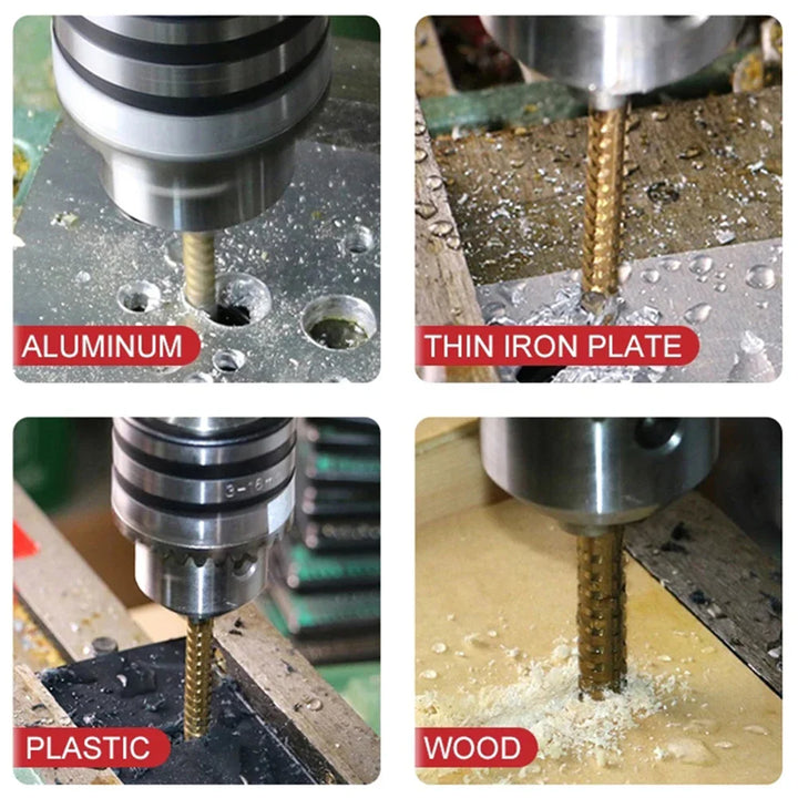 BowLift | Titanium Coated Wood and Metal Drilling Set