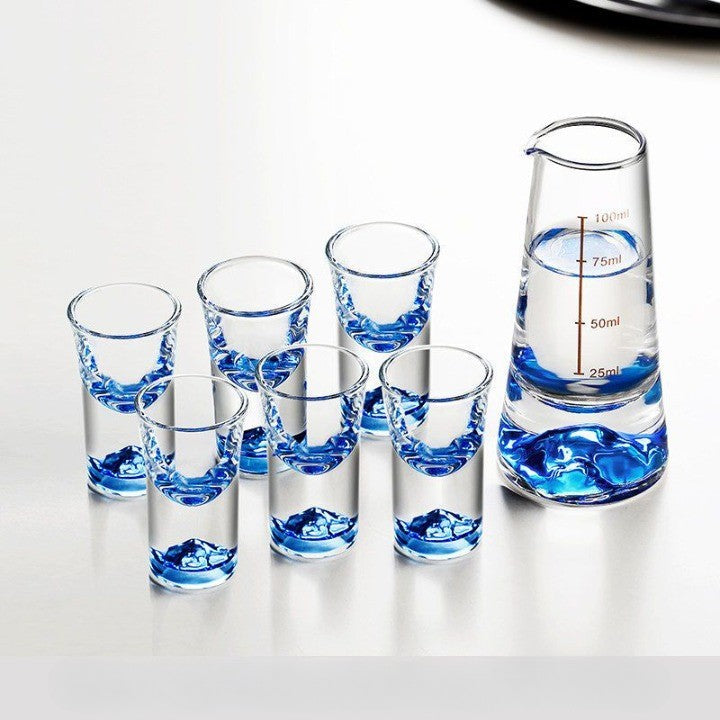 Japan Style Lead-Free Mountain Glass Set | Bowlift