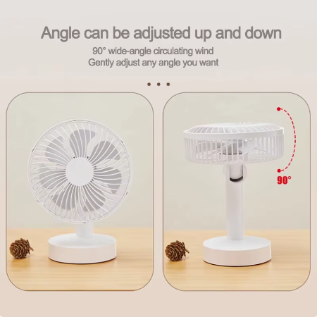 Compact Quiet USB Desktop Fan | Bowlift