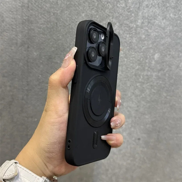 BowLift | Magnetic Soft Wrist Bracket Lens Cover iPhone Case
