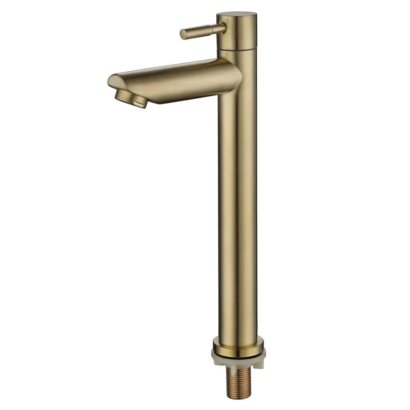 Classic Sink Faucet | Stainless Steel | Single Lever Mixer | Ceramic Valve Bowlift