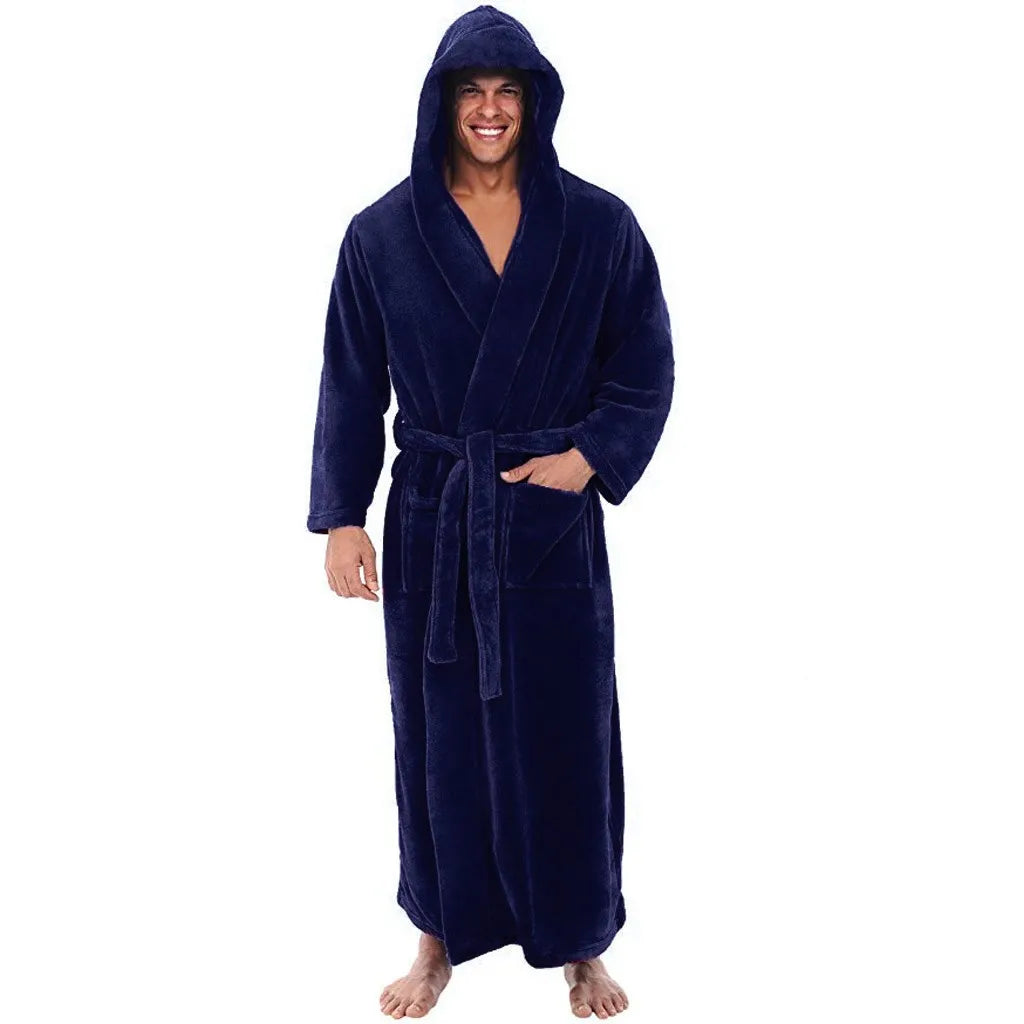 BowLift | HoodedChill – Cozy Bathrobe for Men