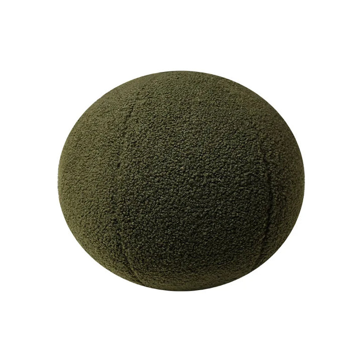 Nordic Bouclé Abstract Cushion – Minimalist Plush Pillow | Bowlift