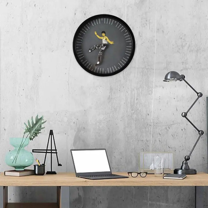 KungFuTime Clock - Authentic Chinese Wall Clock Decoration Bowlift