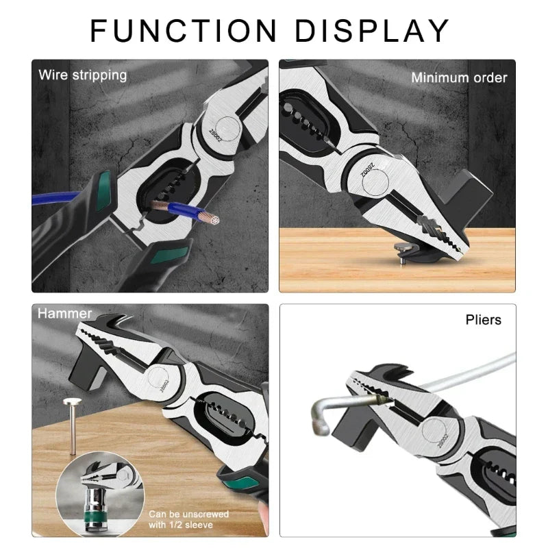 BowLift | Heavy-Duty Industrial Precision Multifunctional Pliers Hammer