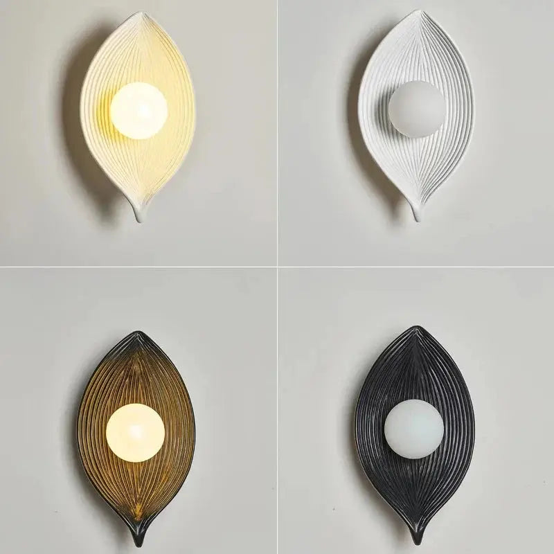 BowLift | Wall lamp LED leaf gold Elegant