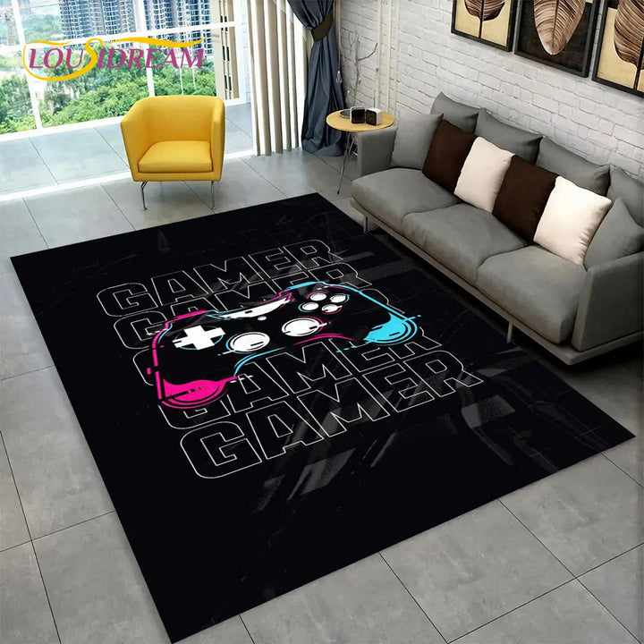 BowLift | GameJoy Playmat – Soft 3D Gamepad Floor Mat for Children and Gamers