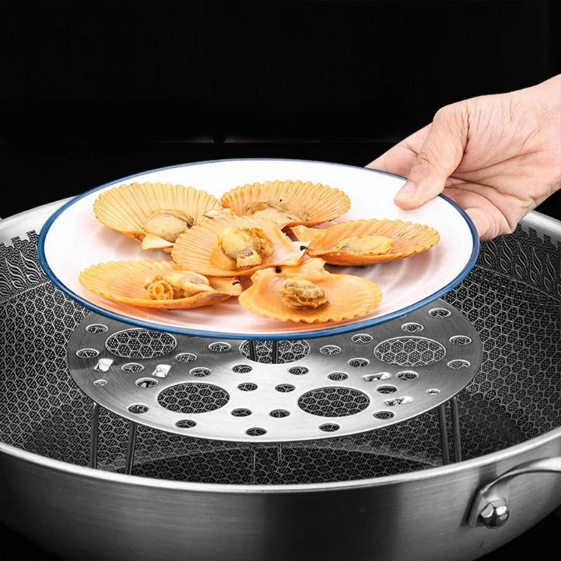 BowLift | Stainless Steel Chef's Choice Steamer Fryer Rack