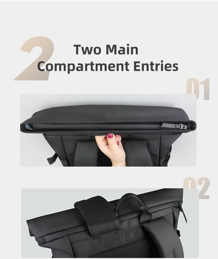 BowLift | Expandable outdoor backpack with large volume & laptop compartment