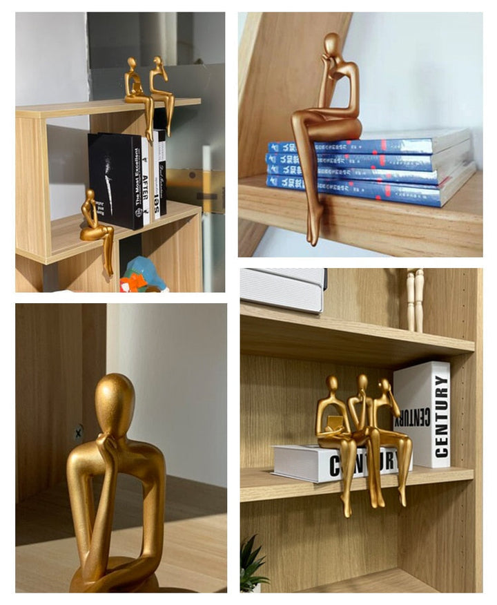 BowLift | Modern Figurines Abstract Home Decor Sculpture