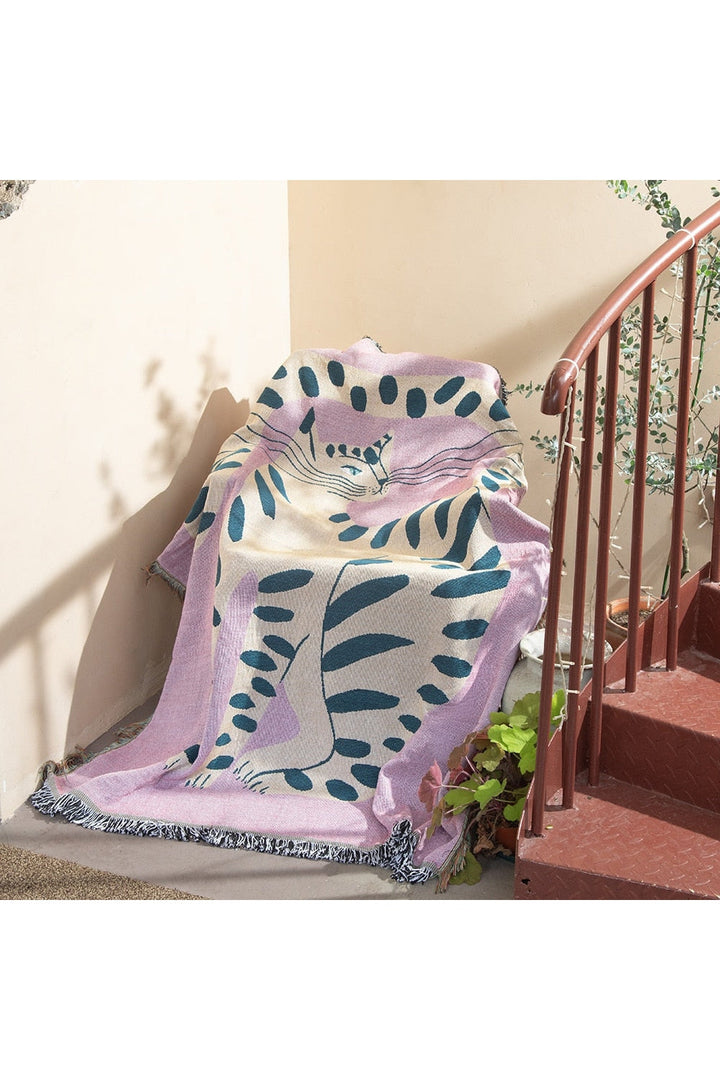Cat Themes Picnic Blanket | Bowlift