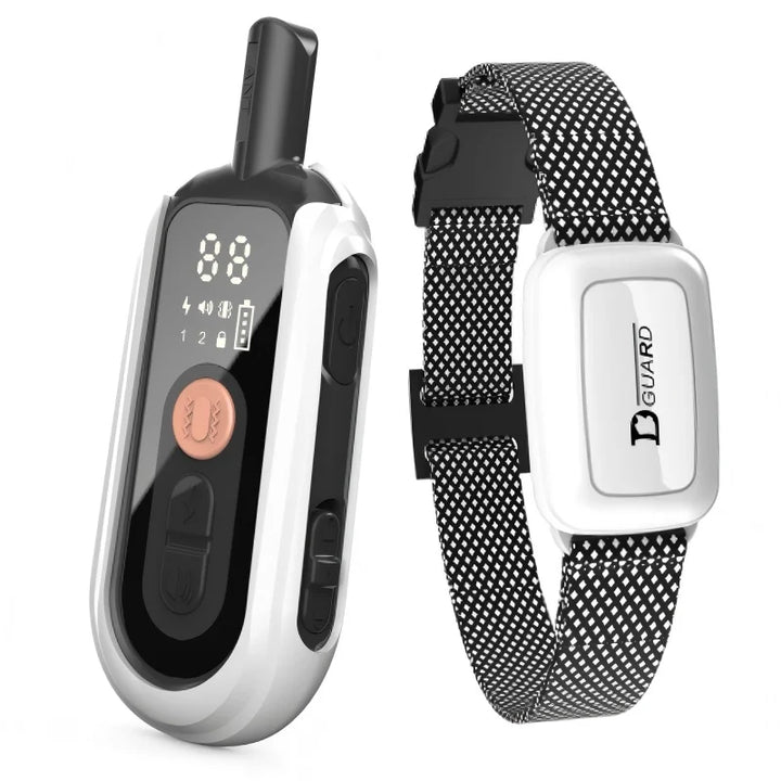 Rechargeable Waterproof Dog Training Collar with Remote & Bark Control – TrainMate Bowlift