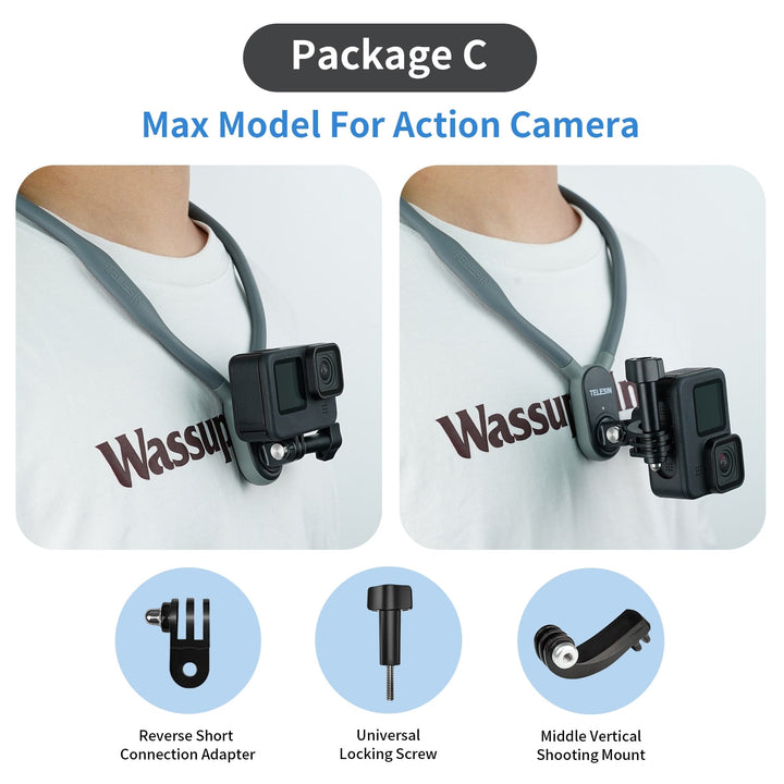 Magnetic Silicone Neck-Mounted Action Camera Accessories | Bowlift
