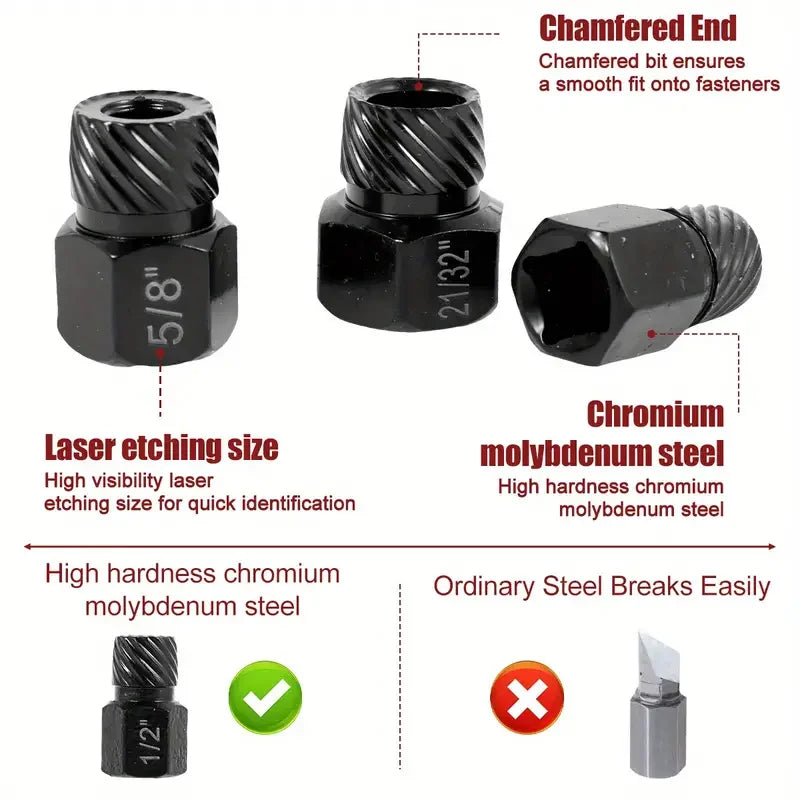 BowLift | Damaged Screw Extractor Set