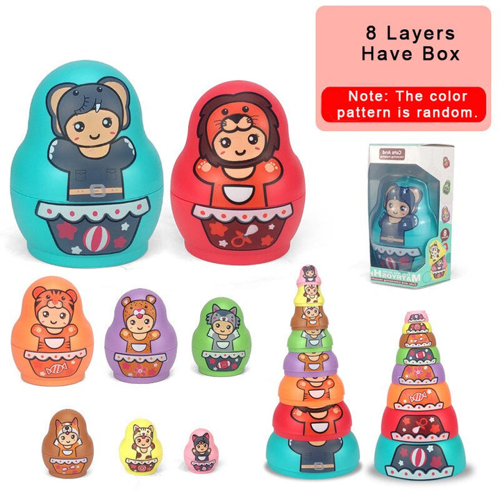 BowLift | Educational Colorful Kids Matryoshka Dolls
