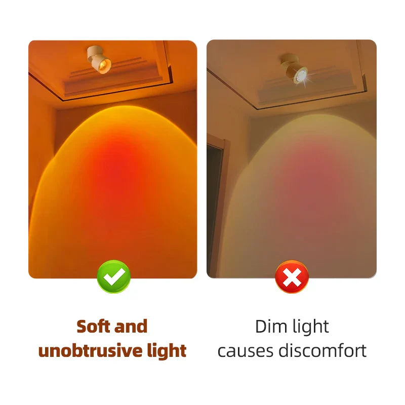 LED Sunset Atmosphere Wall Spotlight | Bowlift
