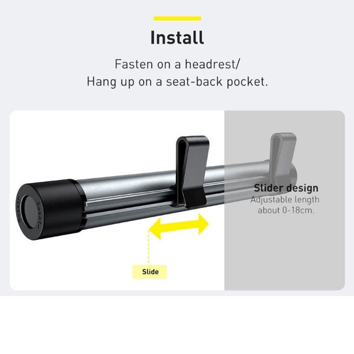 BowLift | Portable Car Back Seat Trash Bag Dispenser