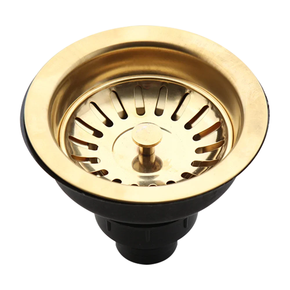 AquaGuard Stainless Steel Sink Strainer with Odor Filter – Pop-Up Stopper & Anti-Blocking Basket Bowlift