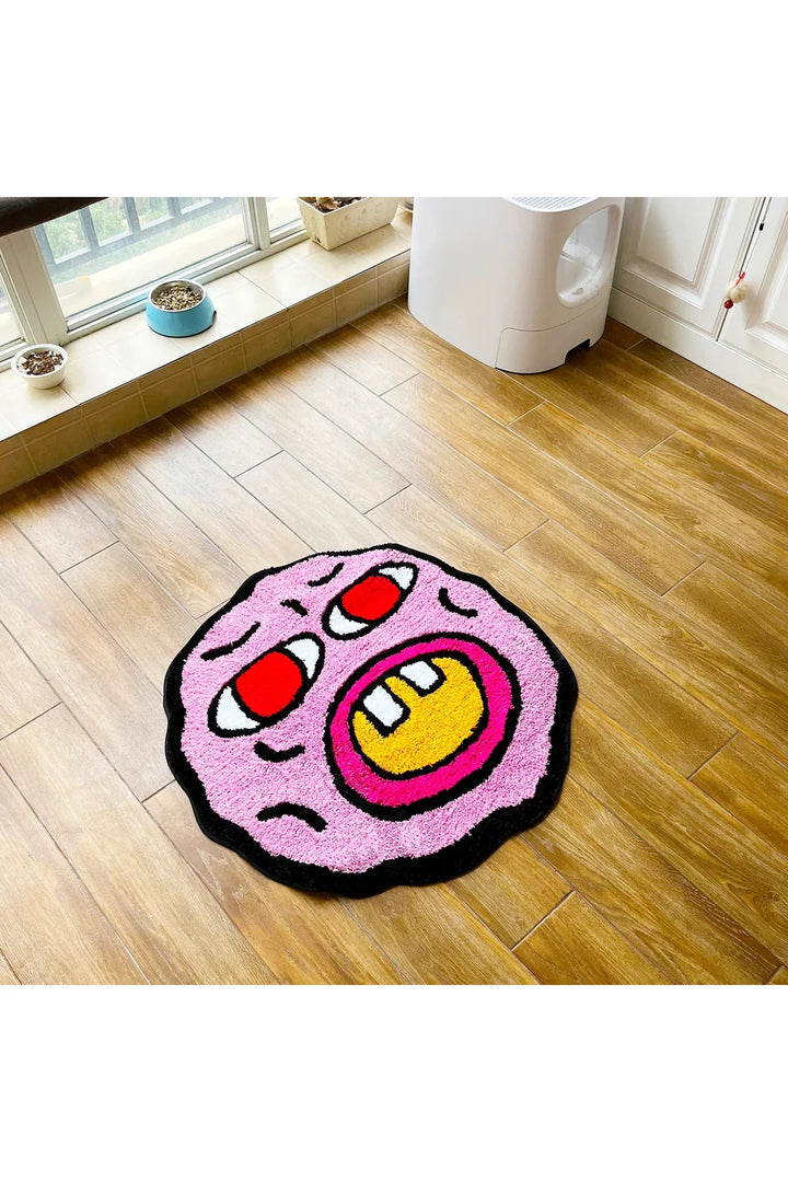 Bomb Pink Cartoon Carpet | Bowlift