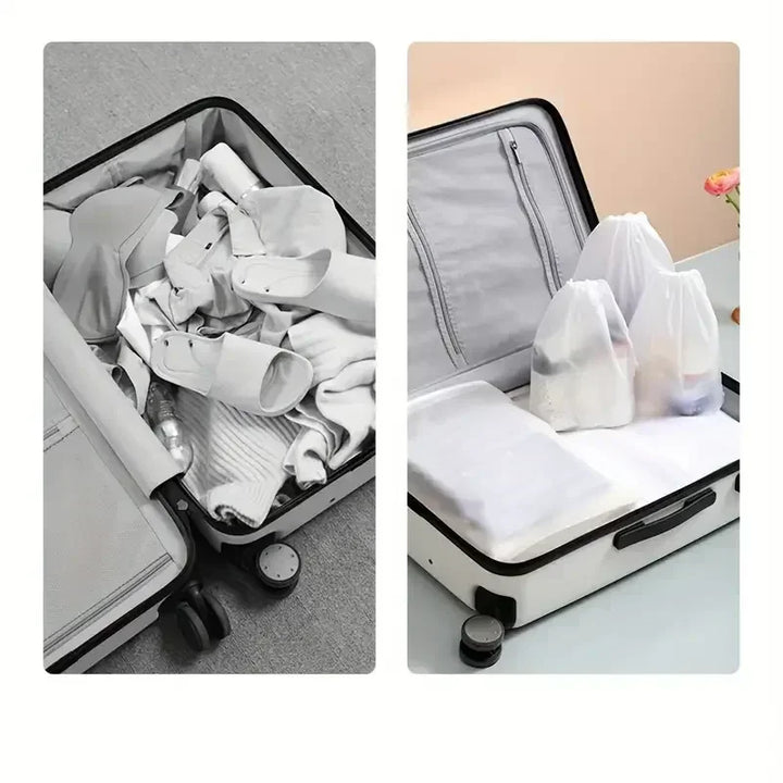 BowLift | Travix Shoe Bag Set | Waterproof & Transparent | Pack of 10 | For Travel & Everyday Use