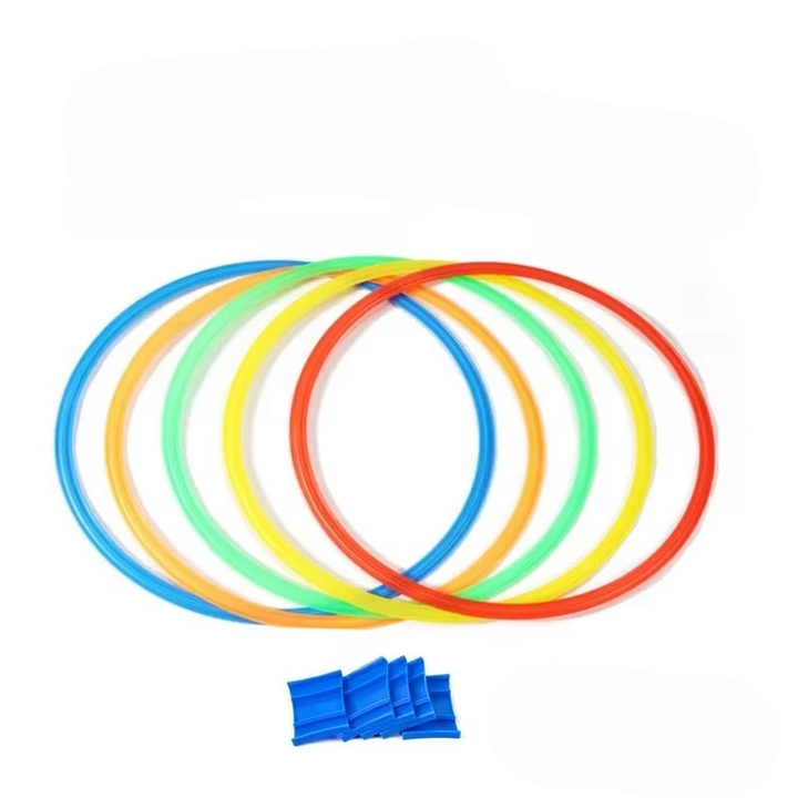 BowLift | Outdoor Agility Training Ring Set – 11in or 15in Checkered Connectors for Speed, Balance, and Fun