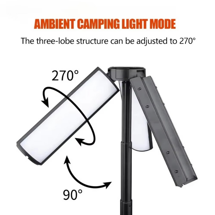 BowLift | Rechargeable 2-in-1 Telescoping Camping Lantern & Flashlight with Hook