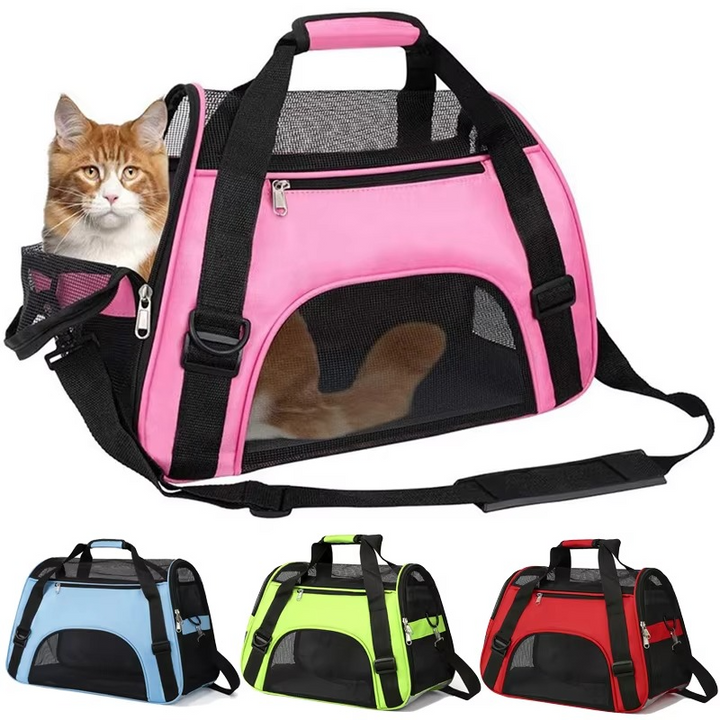 BowLift | Soft-Sided Pet Carrier with Breathable Mesh for Small Dogs and Cats